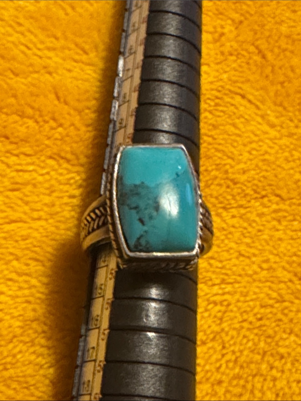 Barse Sterling Silver Turquoise Statement Ring -